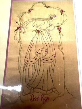 RARE Thimblestitch "Briar Rose" Embroidery Pattern By Brenda Ryan